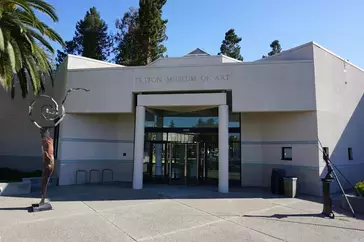 Entrance facade of the Triton Museum of Art